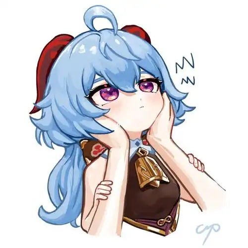 甘雨  #女孩子  #头像  #表情包  #可爱  #转载  #侵权删