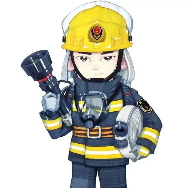 全国消防日向消防员致敬头像