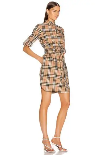 burberry 裙子 – archive beige check | fwrd