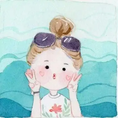 小女孩卡通头像超萌手绘高清可爱的小女孩卡通微信头像图片精选