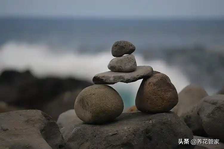 石头的新玩法,禅意十足的"叠石"