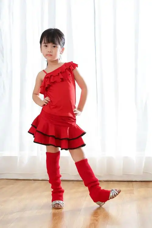 拉丁舞袜子儿童成人拉丁舞蹈腿套针织运动防护毛线芭蕾暖腿瑜伽踩脚