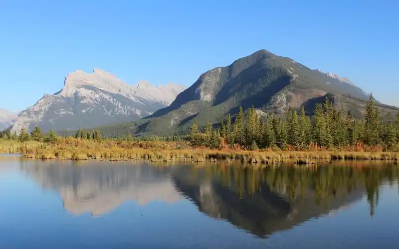 秀丽唯美的山川湖泊风景桌面壁纸-风景壁纸-壁纸下载-美桌网