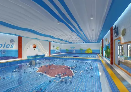 [分享]婴幼儿游泳馆设计-龙淇国际亲子游泳中心