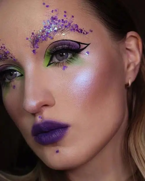 炫彩斑斓的创意彩妆