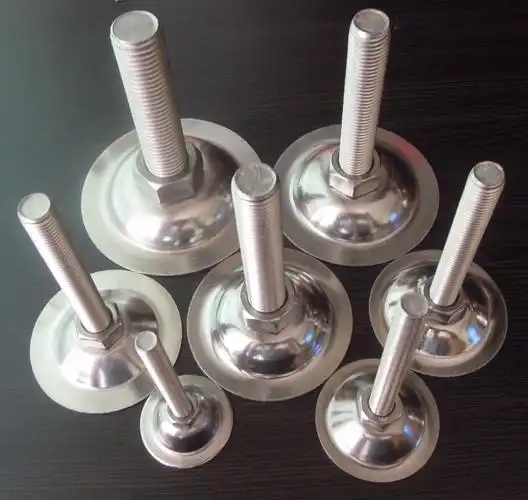 东莞厂家直销优质不锈钢可调脚杯,带孔脚杯,带钩脚杯,平底脚杯