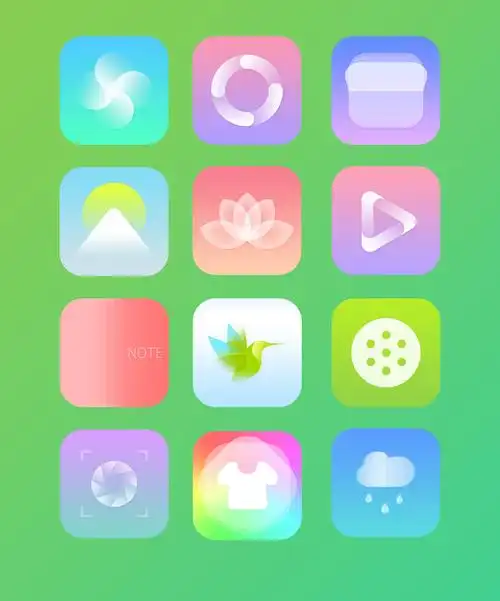 小清新|ui|图标|龙腾异度 - 原创作品 - 站酷 (zcool)