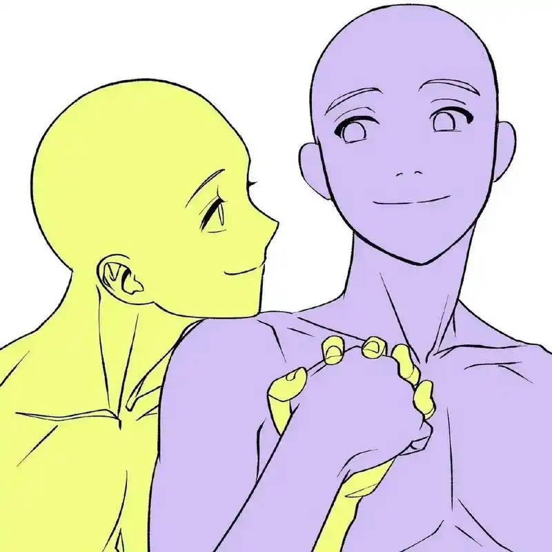 超甜6015情侣双人互动姿势参考 有喜欢磕cp的小可爱吗?