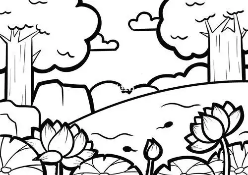 场景主题简笔画画