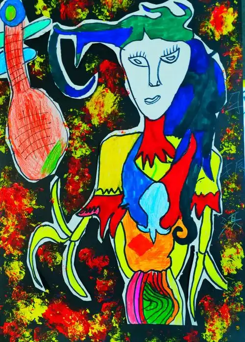 白石大师班作品·——《音乐与美术的融合》