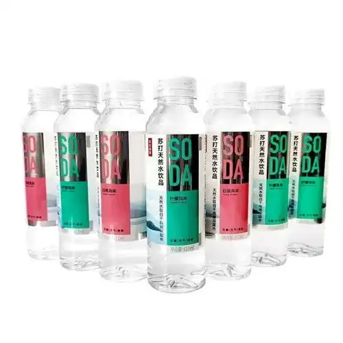 1月新货农夫山泉苏打水白桃柠檬味410ml无糖弱碱无气新货10瓶