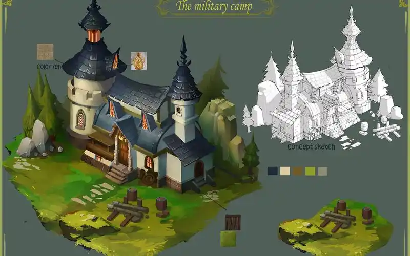 教你快速制作次世代游戏场景中的房子,戳进来看看哦!