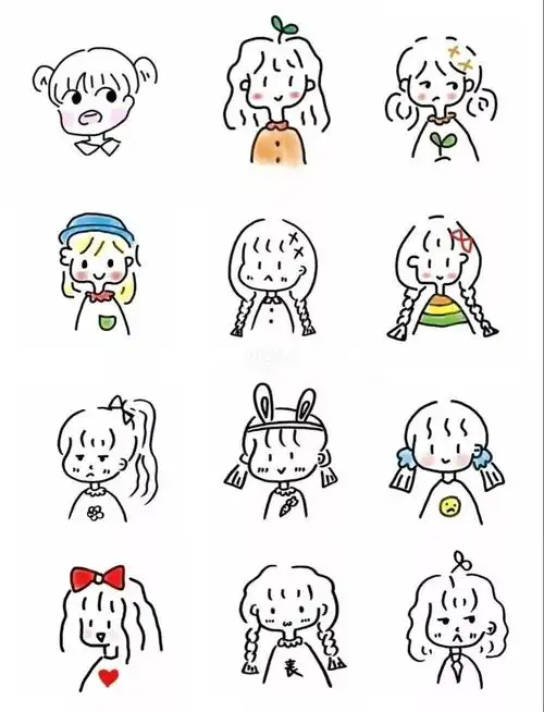 93最近爆火简笔画超可爱的简笔画大全ins超火的简笔画ins超火的简笔画