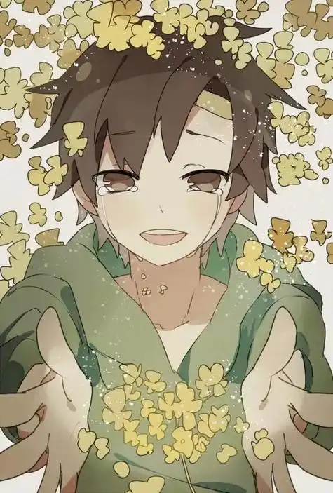 求动漫人物边哭边笑的图片