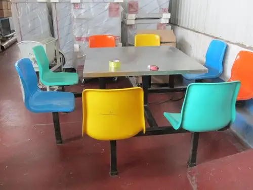 玻璃钢快餐桌椅中式快餐桌椅快餐桌椅定做