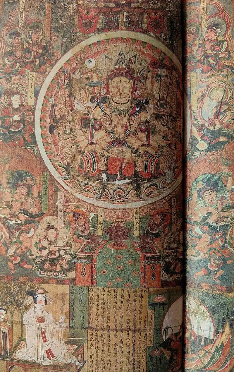 敦煌壁画中的菩萨像.敦煌壁画中的菩萨像(二) 阿弥陀佛的胁 - 抖音