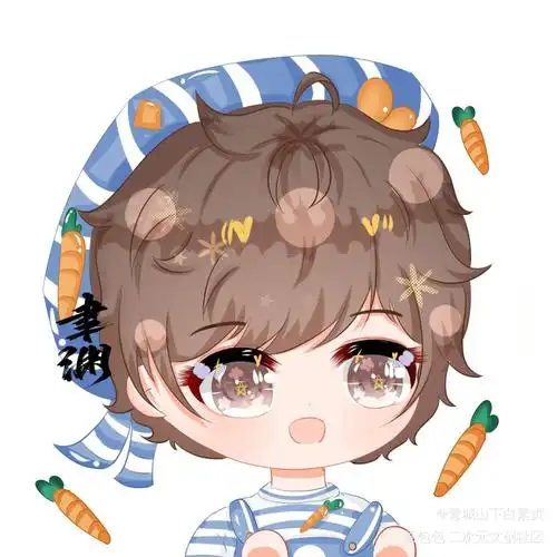 摸个望仔_某某添望盛望日系q版我要上首推头像同人绘画作品