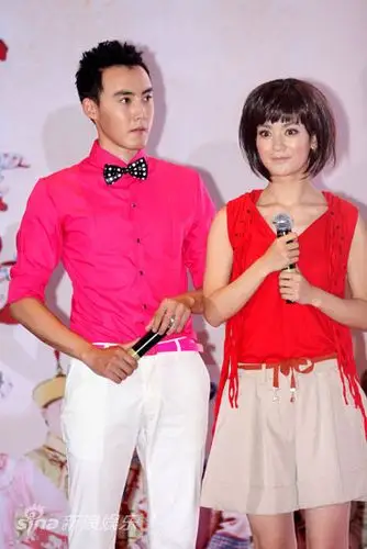 图文:《新还珠格格》发布会-张睿和李晟
