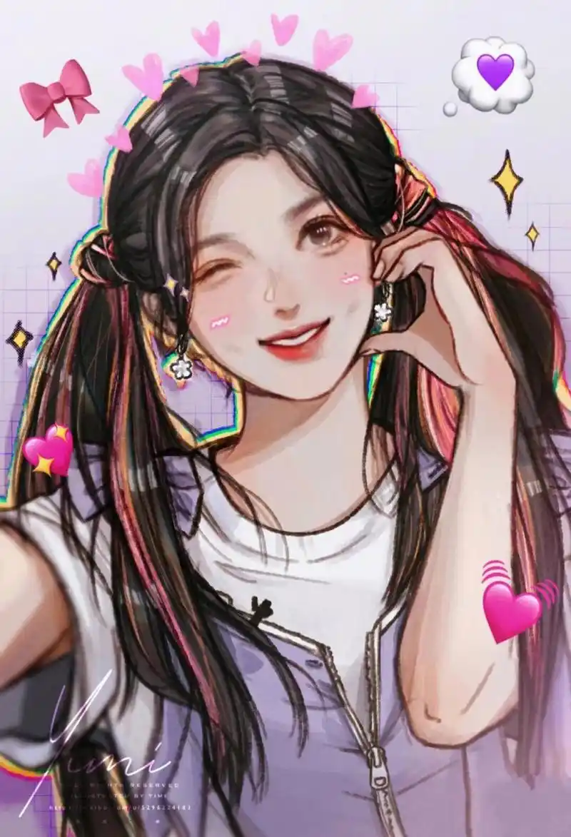 收集了一些杨紫的动漫图 取图吱声或私我