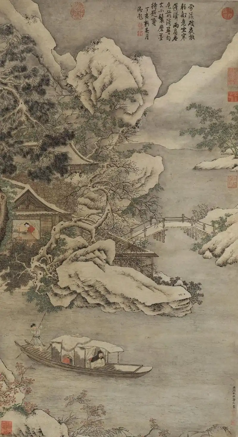 中国古代山水画#山水如画 #青绿山水 #水墨山水 #传承文化 - 抖音