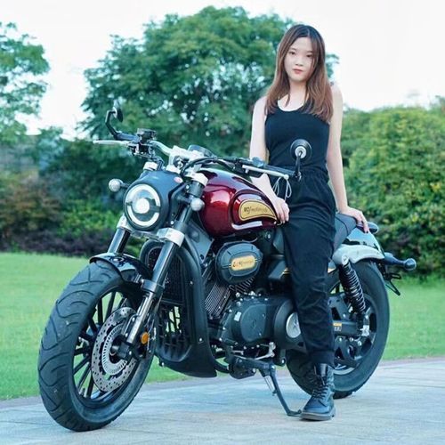 新款2022安吉拉v300巡航太子摩托车哈雷款复古机车国四电喷可上牌