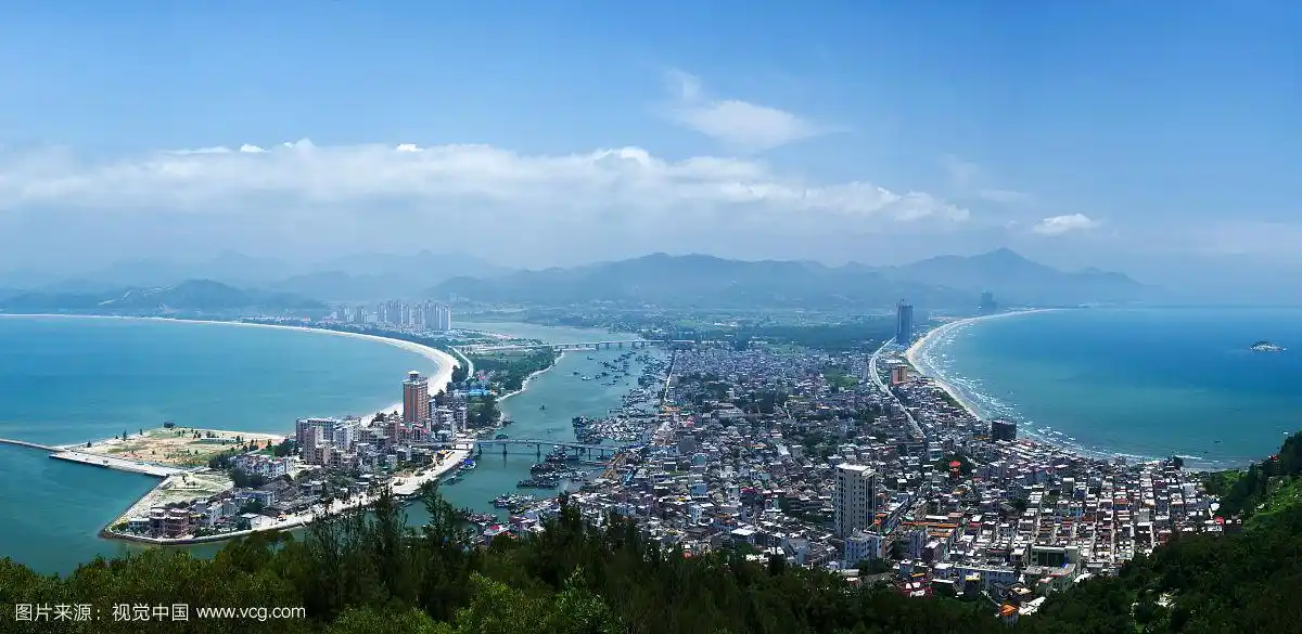 广东惠州惠东双月湾全景
