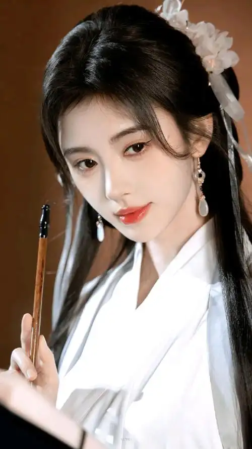 鞠婧祎这套古风造型好好看