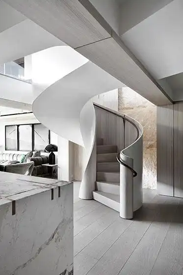 国外时尚复式住宅装修 旋转的舞姿