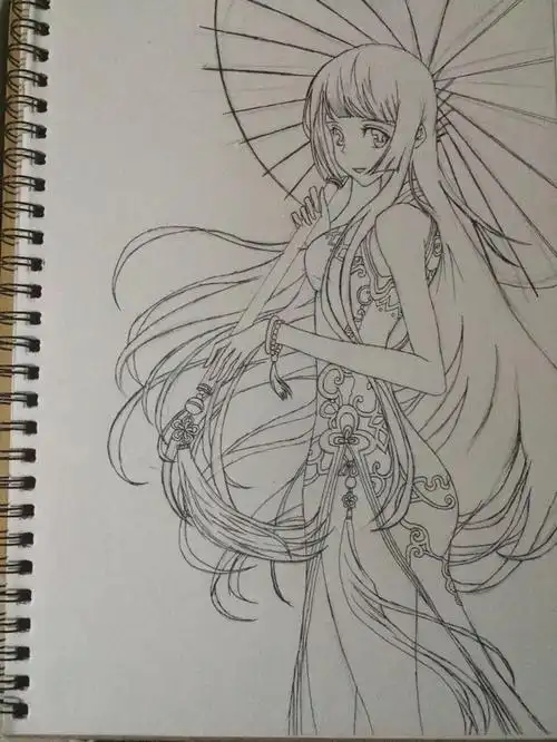 手绘《斗破苍穹》薰儿