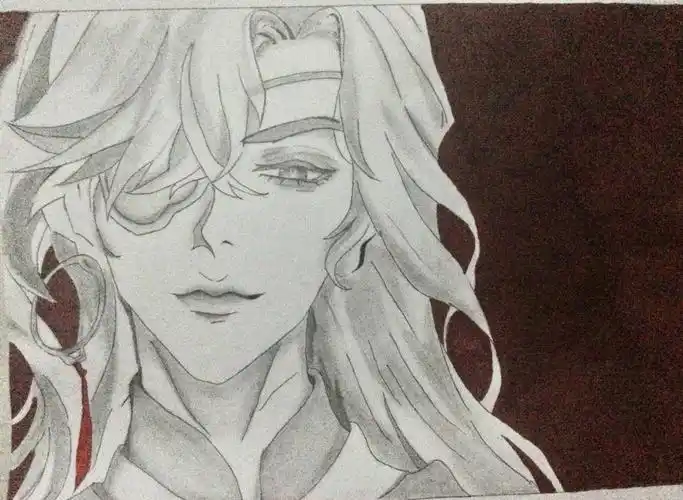 馅儿太太发的临摹自灰灰的原图#临摹  #小红书新人 #天官赐福  #花城