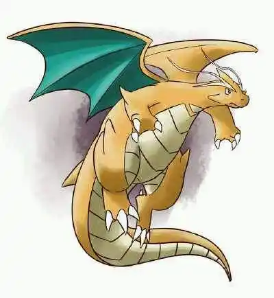 求这张口袋妖怪快龙的高清图