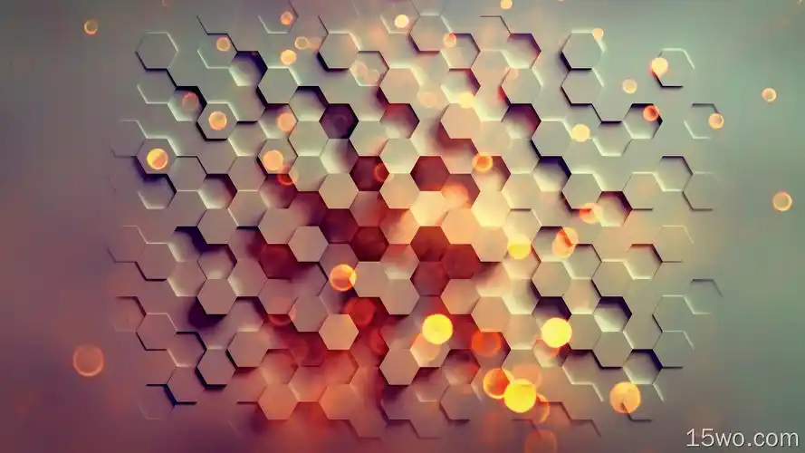 抽象 六边形 几何 高清壁纸