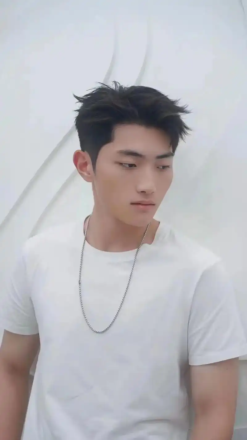 少年感韩式三七分纹理气垫烫 1微分的刘海能让发型看 - 抖音