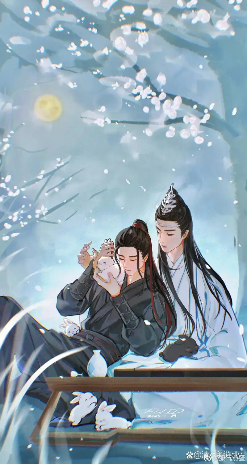 陈情令绘图,图源见水印,侵删歉