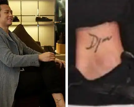 邓超的纹身图案是什么意思?邓超在跑男看的什么书