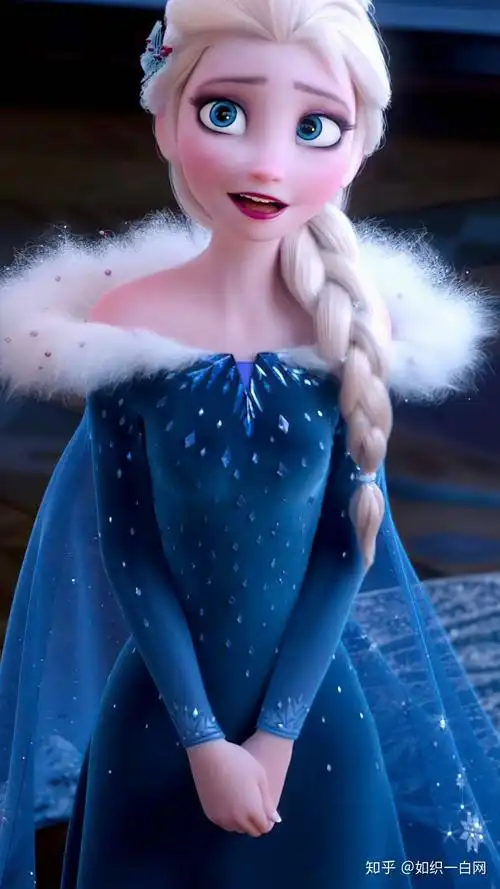 跪求冰雪奇缘艾莎的图片可以当qq头像的那种自己做的实在太难看了希望