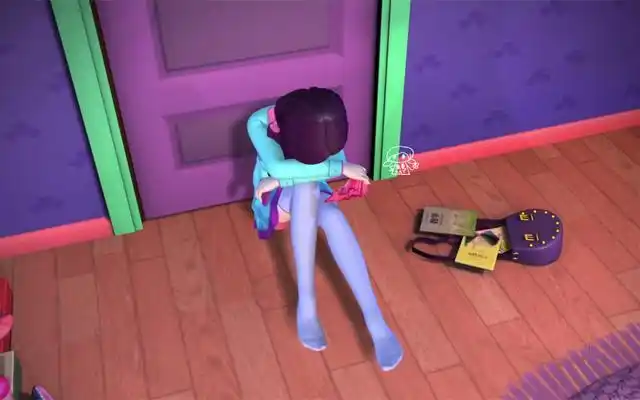 精灵梦叶罗丽中的四个抱膝坐姿冰公主流泪黑香菱的最罕见