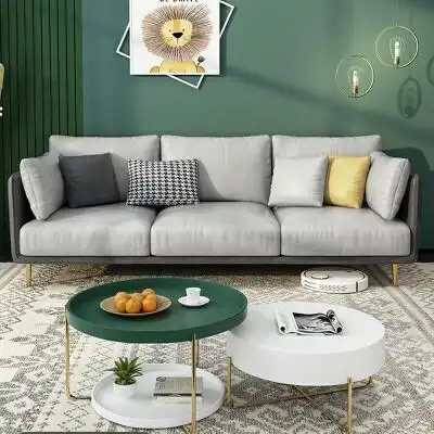 北欧风格家具沙发小户型简约现代设计师三人位沙发2021年新款ins