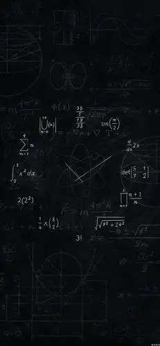 最近收藏 个性科学公式全面屏手机高清壁纸