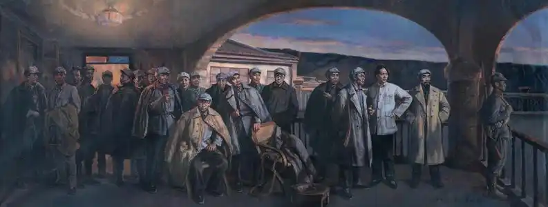 四渡赤水出奇兵-邵亚川-油画-中央军委政治工作部宣传局