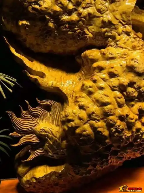 缅甸国宝 黄金樟 龙腾万里