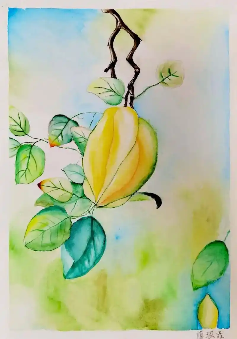 10岁孩子的水彩绘画