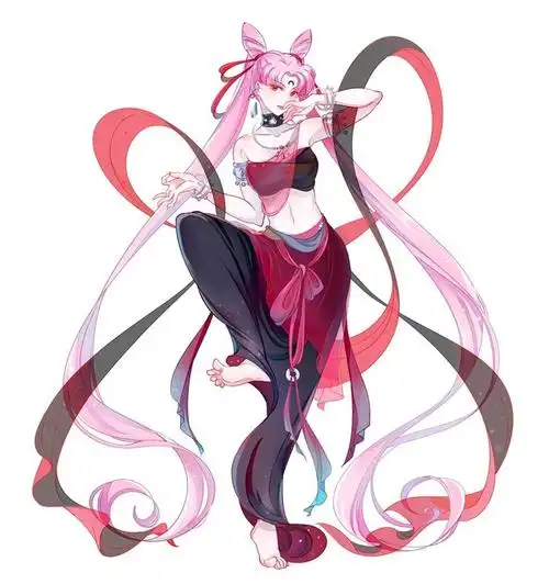 《美少女战士》vs汉服,黑暗淑女变成"敦煌飞天",简直梦幻联动