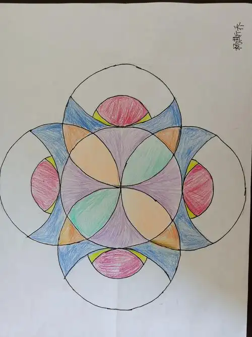 其它 巧手慧心,巧设计 写美篇圆是一种非常美丽的图案,以其特有的旋转