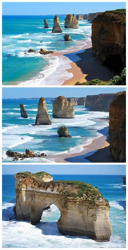 十二使徒岩:澳大利亚,走上大洋路的旅人总是为着看"十二门徒"的巨大