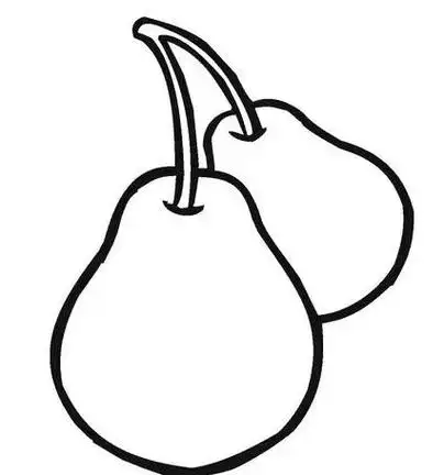 梨简笔画梨简笔画图片