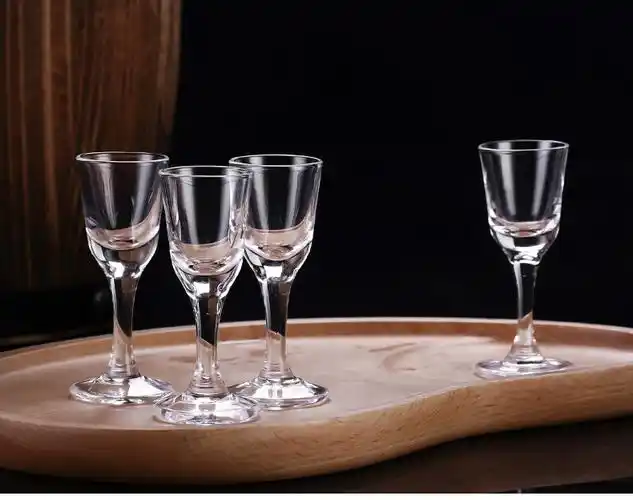 茅台白酒杯水晶玻璃手工杯 8ml白酒小酒杯一口杯家用公杯水晶分酒器