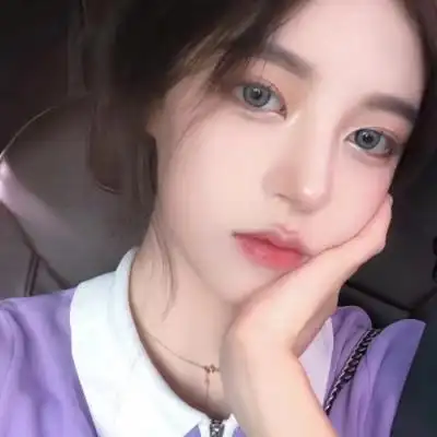 沫兮微信气质高冷真人时尚女生头像
