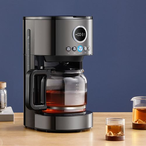 华迅仕全自动咖啡机家用滴漏泡茶煮咖啡语音播报多功能美式咖啡机