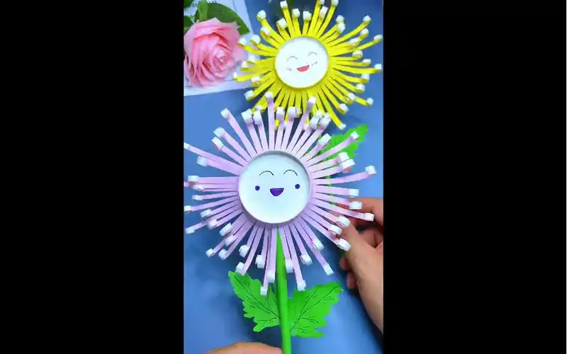 就能做出漂亮的菊花,一起试试吧#亲子手工 #纸杯手工 #幼儿园手工